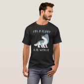 Ik ben een furry, accepteer het, schattige furry f t-shirt (Voorkant volledig)