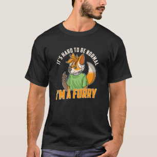 Ik ben een furry Fandom Cosplay Fox Fursona Fu T-shirt