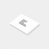 IK BEN EEN FYSIEKE THERAPIST. POST-IT® NOTES (Schuin)