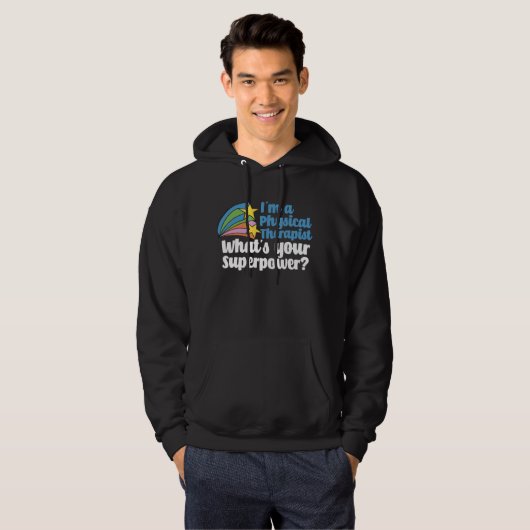 Ik ben een Fysieke Therapist wat Uw PT van Superpo Hoodie (Voorkant volledig)