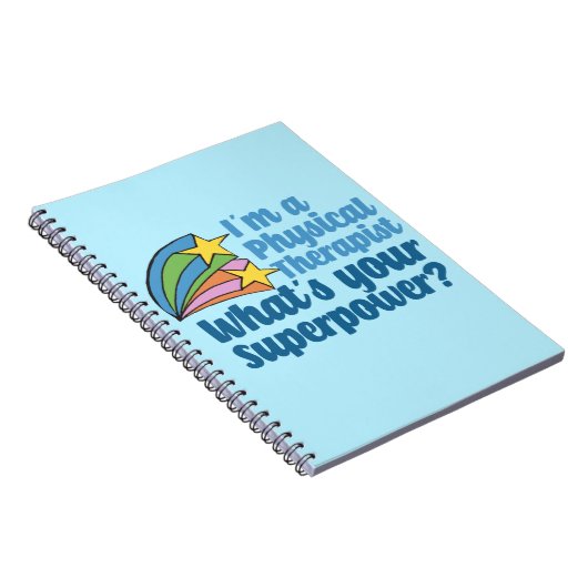 Ik ben een Fysieke Therapist wat Uw PT van Superpo Notitieboek (Rechterzijde)