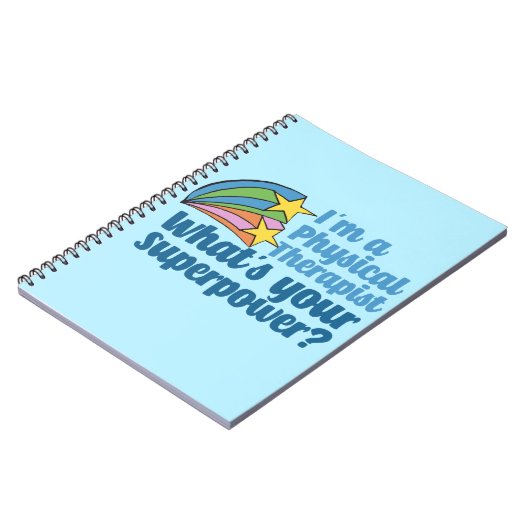 Ik ben een Fysieke Therapist wat Uw PT van Superpo Notitieboek (Linkerzijde)