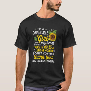 Ik ben een Gainesville Girl... ik ben geboren met T-shirt