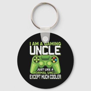 Ik ben een gaming oom, behalve veel cooler gamer v sleutelhanger