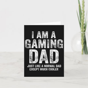 Ik ben een gaming vader video gamer papa geschenke kaart