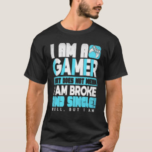 Ik ben een gamingvideo-gamecomponentenspeler t-shirt
