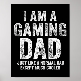 Ik Ben Een Gammende Papa Videogamer Papa Cadeaus V Poster