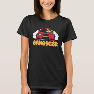 Ik ben een Gangster Dog Rapper Music Gangsta Rap T-shirt