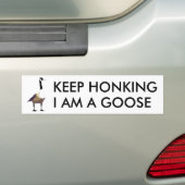 Ik ben een gans bumpersticker (Op auto)