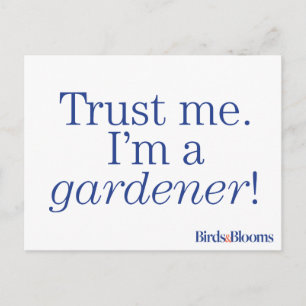 Ik ben een Gardener Briefkaart