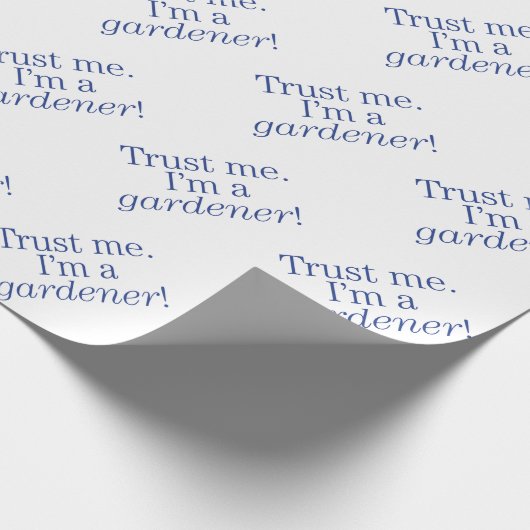 Ik ben een Gardener Cadeaupapier (Hoek)