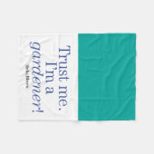 Ik ben een Gardener Fleece Deken (Voorkant (Horizontaal))