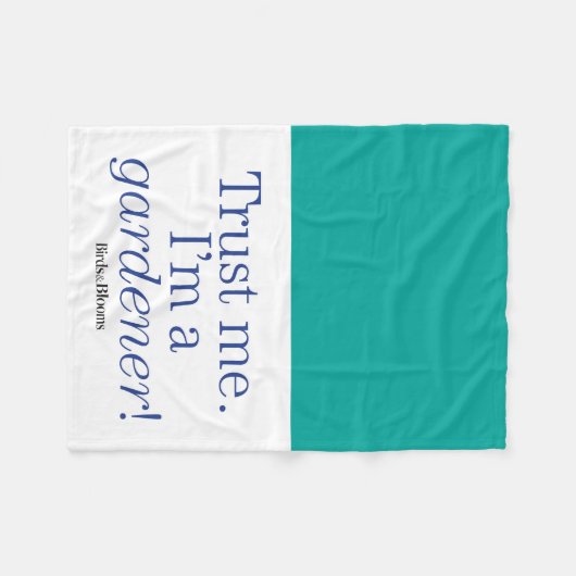 Ik ben een Gardener Fleece Deken (Voorkant (Horizontaal))