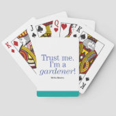Ik ben een Gardener Speelkaarten (Achterkant)