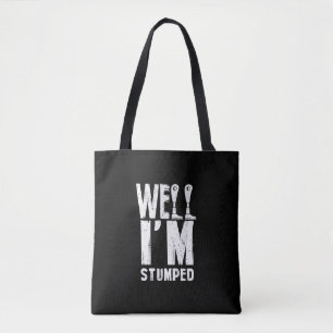 Ik ben een geamputeerde prothetische been geampute tote bag