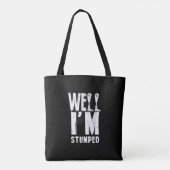 Ik ben een geamputeerde prothetische been geampute tote bag (Achterkant)