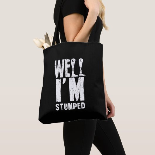 Ik ben een geamputeerde prothetische been geampute tote bag (Dichtbij)