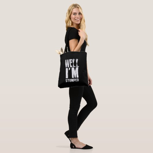 Ik ben een geamputeerde prothetische been geampute tote bag (Op model)