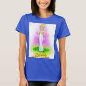 Ik ben een Gecertificeerde Godin (blond) T-shirt (Voorkant)