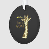 Ik ben een geiteklets die Giraffe verwart Ornament (voorkant)