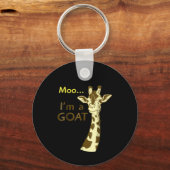Ik ben een geiteklets die Giraffe verwart Sleutelhanger (Voorkant)