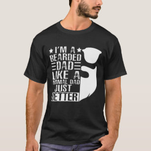 Ik ben een gekke vader als een normale pa Vaderdag T-shirt