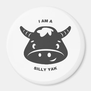 "Ik ben een Gekke Yak" Funny Puns Keukenmagneet Magneet