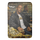IK BEN EEN GELD MAGNEET BADMAT (Voorkant Verticaal)