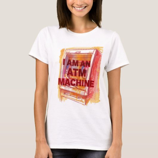Ik Ben Een Geldautomaat T-shirt (Voorkant)