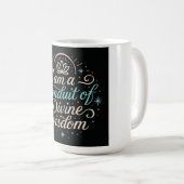 Ik ben een geleider van wijsheid 2 koffiemok (Voorkant rechts)