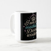 Ik ben een geleider van wijsheid 2 koffiemok (Voorkant links)