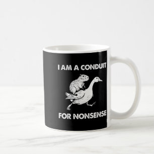 Ik Ben Een Geleider Voor Onzin Capybara Gans Meme Koffiemok