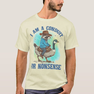 Ik Ben Een Geleider Voor Onzin Grappige Cowboy Was T-shirt