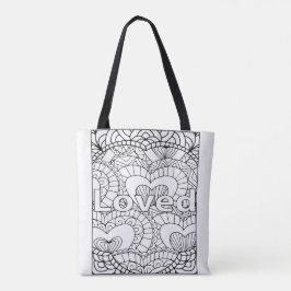 Ik ben een geliefd Tas - Kleur uw eigen Tas