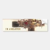 Ik ben een gelovige! bumpersticker (Voorkant)