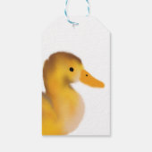 Ik ben een geluk eend gunst cadeaulabel (Achterkant)