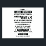 Ik ben een gelukkige broeder kerstcadeautje voor b poster<br><div class="desc">Ik ben een gelukkige broeder kerstcadeautje voor broer</div>