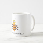 Ik ben een gelukkige druk bij! koffiemok (Voorkant rechts)