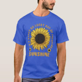 Ik ben een gelukkige Go Lucky Ray van Freaking Sun T-shirt (Voorkant)