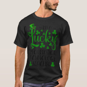 Ik ben een gelukkige informatietechnologie leraar t-shirt