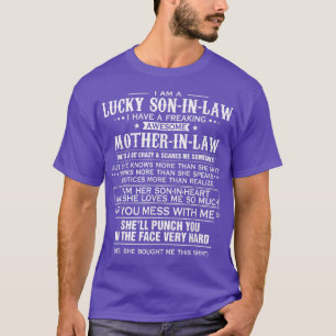 Ik ben een gelukkige zoon in de wet van een vrijma t-shirt