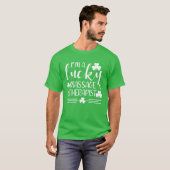 Ik ben een geluks-massagetherapeut St. Patrick's D T-shirt (Voorkant volledig)