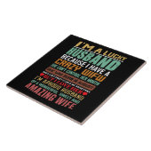 Ik ben een gelukszoeker voor vrouwen. tegeltje (Zijkant)