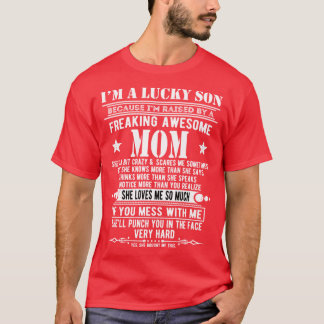 Ik ben een gelukszoon omdat ik word opgevoed door  t-shirt