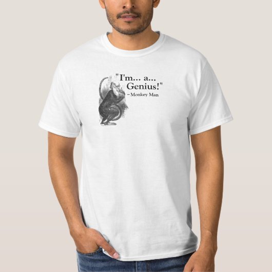 Ik ben een Genius. T-shirt (Voorkant)