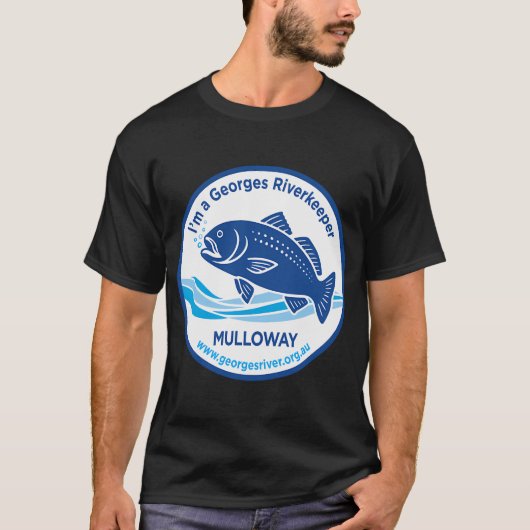 Ik ben een Georges Riverkeeper - Mulloway T-shirt (Voorkant)