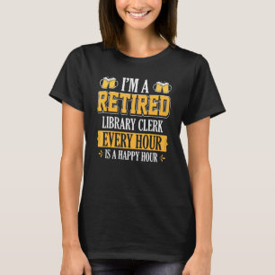 Ik ben een gepensioneerd bierbediende elk uur t-shirt
