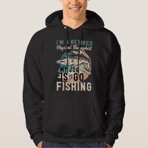 Ik ben een gepensioneerd fysiotherapeut mijn werk  hoodie