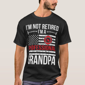 IK BEN Een Gepensioneerde Brandweerman Opa Brand c T-shirt