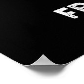 Ik ben een gerafelde knoop grappige touw pun donke poster (Hoek)